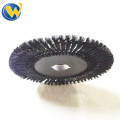 Escova circular de roda de arame de torção com nó